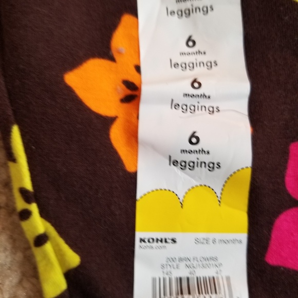 NWT-KOHLS INFANT GIRLS CAPRI PANTS - Picture 2 of 3